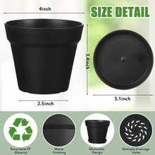 Load image into Gallery viewer, Minimalist 54-Pack of 4-Inch Planters with Drainage for Indoor &amp; Outdoor Use