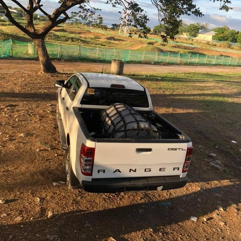 Durable Polyester Cargo Net for Pickup Trucks - 1100 lbs Heavy Duty Spec