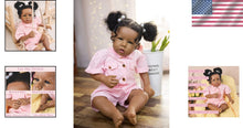 Load image into Gallery viewer, Realistic 20-Inch African American Reborn Doll with Soft Body - Perfect Gift Set