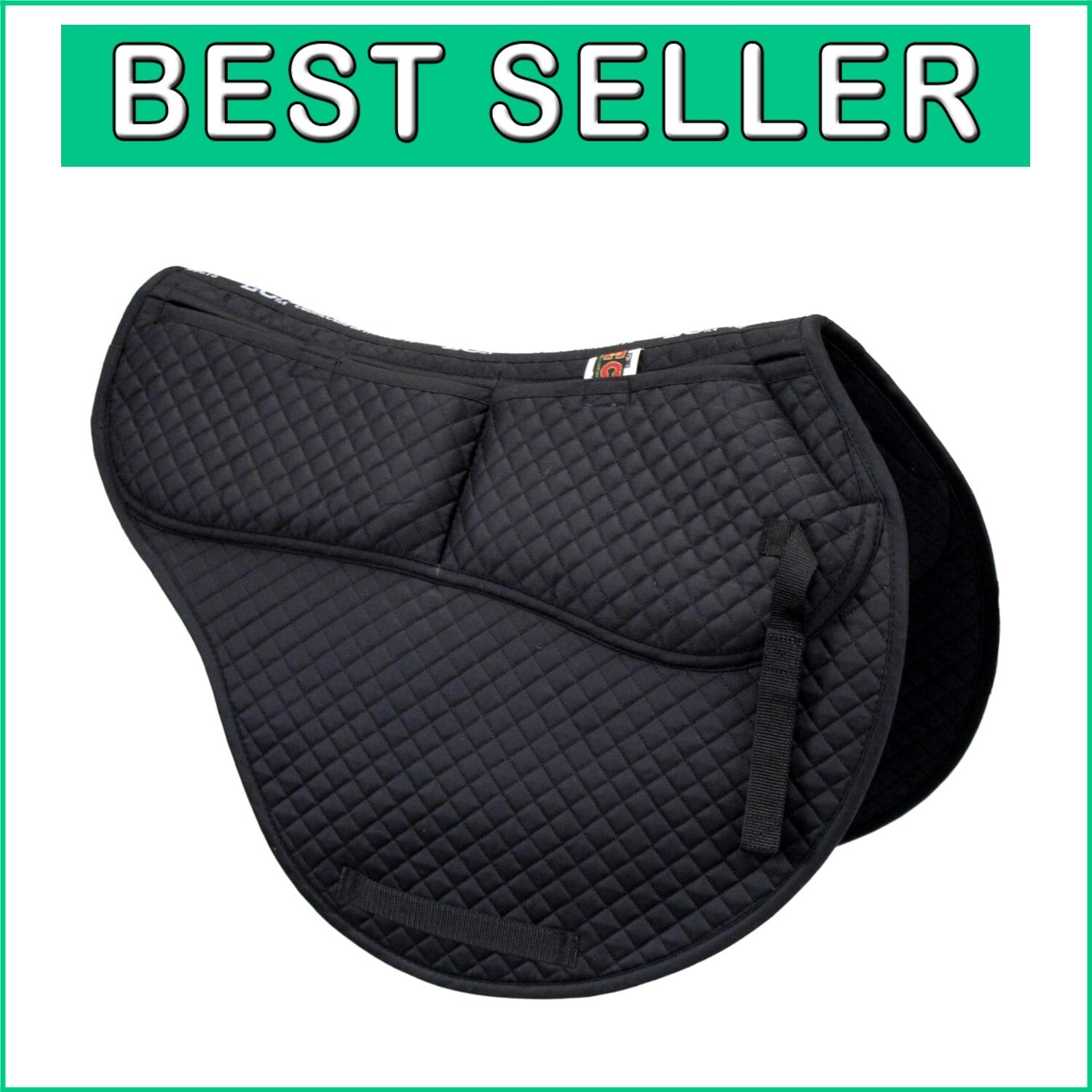 All-Purpose Memory Foam Saddle Pad with Contoured Design - 22” Spine, 19.5” Drop