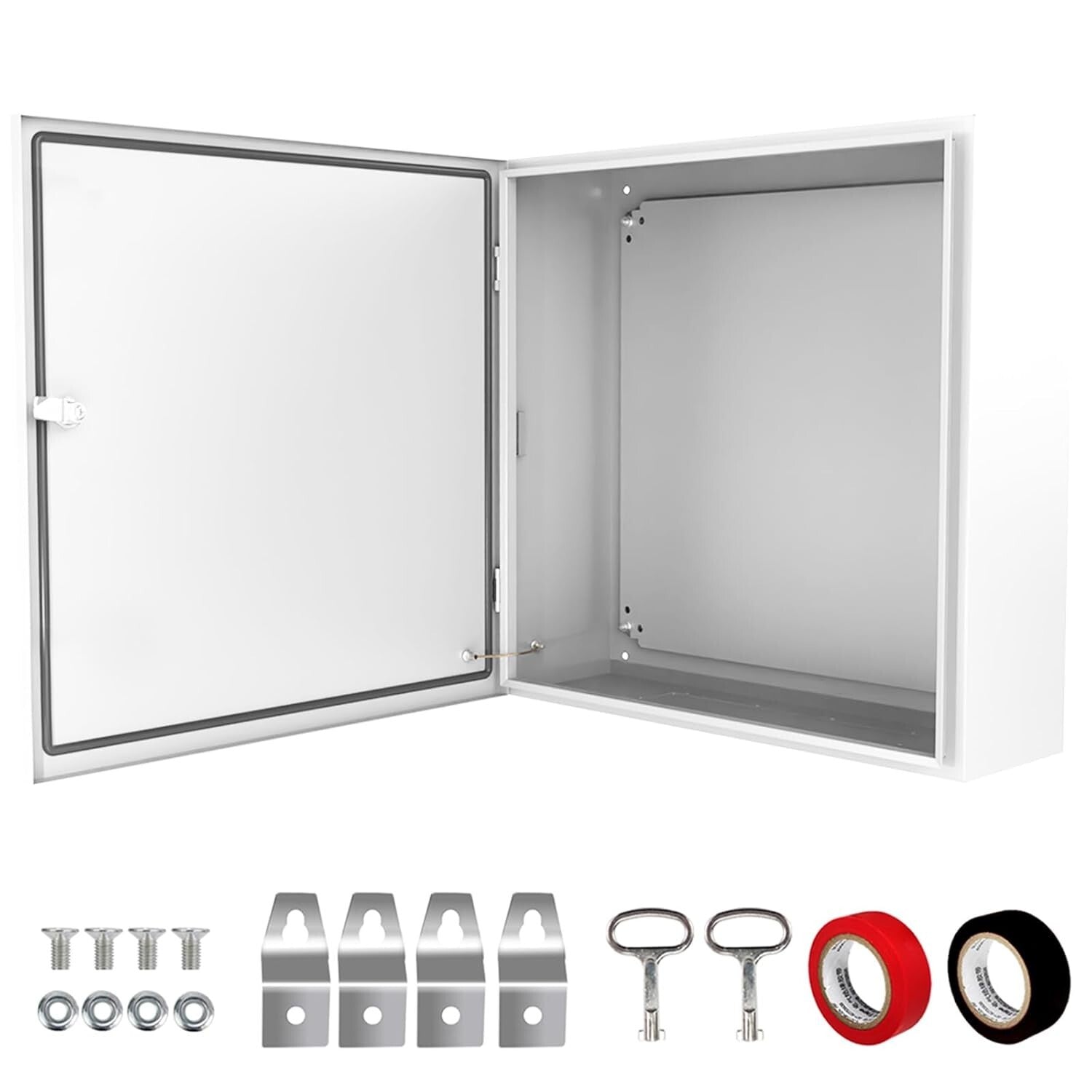 NEMA 4X Waterproof Electrical Box 24x24x8'' for Secure Outdoor Installation