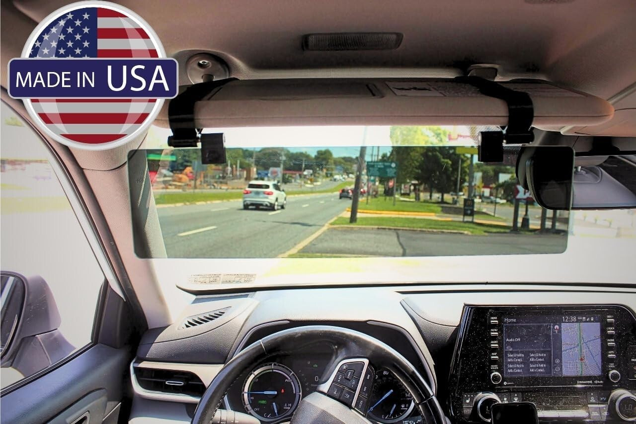 Durable Polarized Sun Visor Extender - Handmade in the USA for Your Car