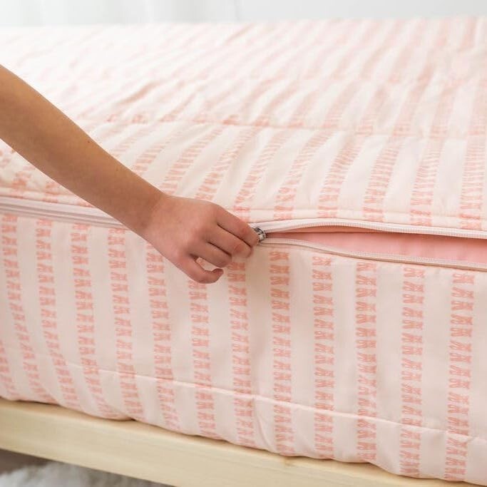 Zippered Pink Ballerina Bedding Set for Twin Beds – Perfect for Little Dancers