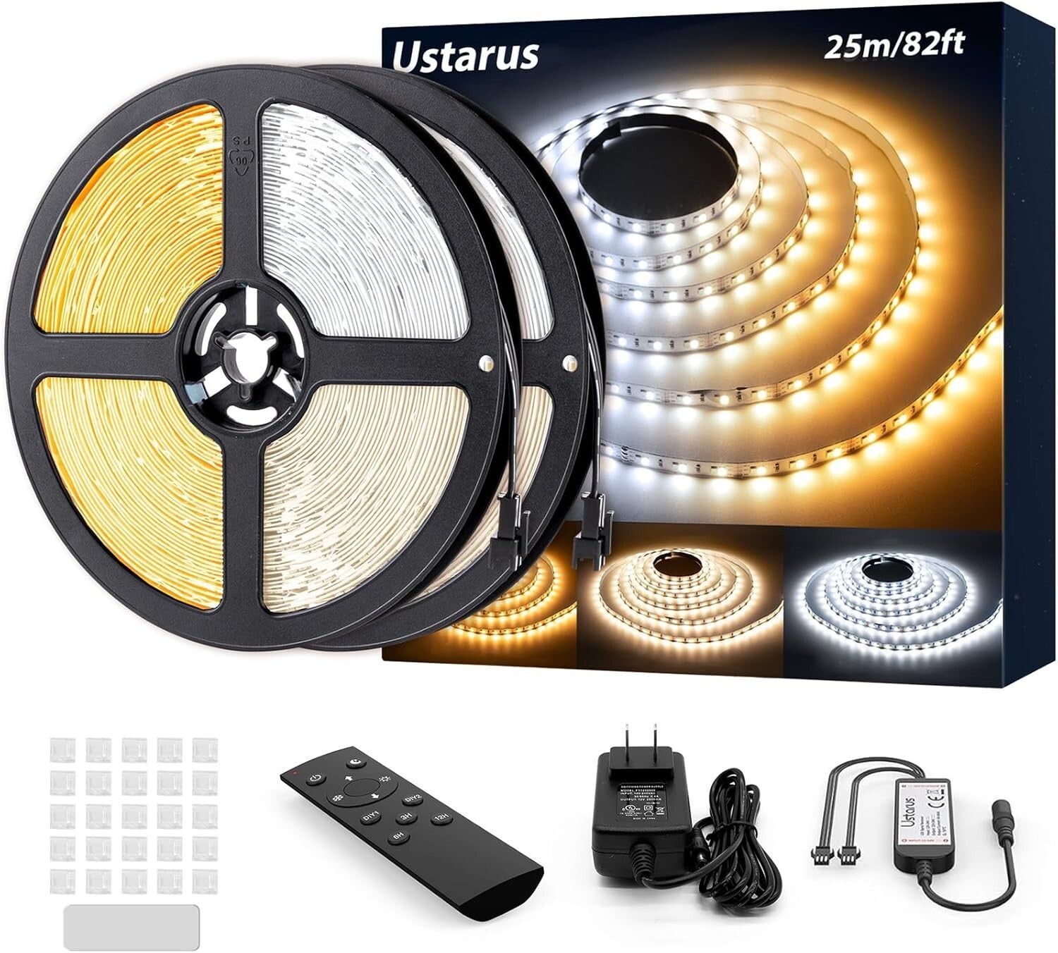 Long-Lasting 24V Flexible LED Strip Lights with Remote - Ideal for Home Ambiance