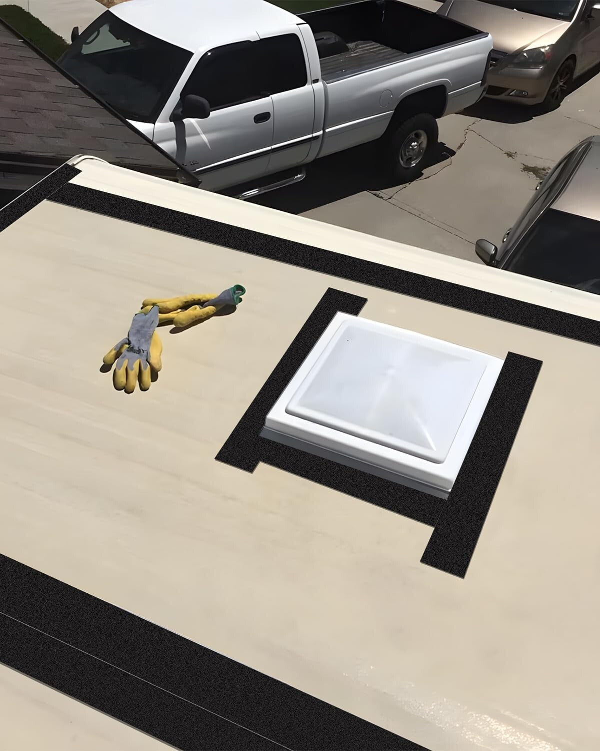 Flexible Butyl Sealant Tape for RV Roofs - UV & Weatherproof Repair Solution