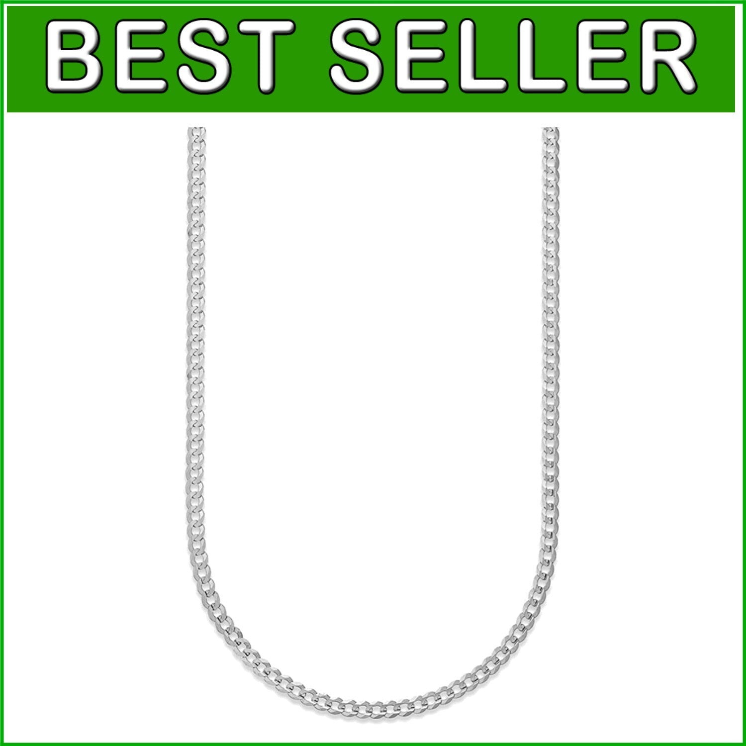 Elegant Sterling Silver Rope Chain - 1mm to 3mm - Choose Your Style & Length