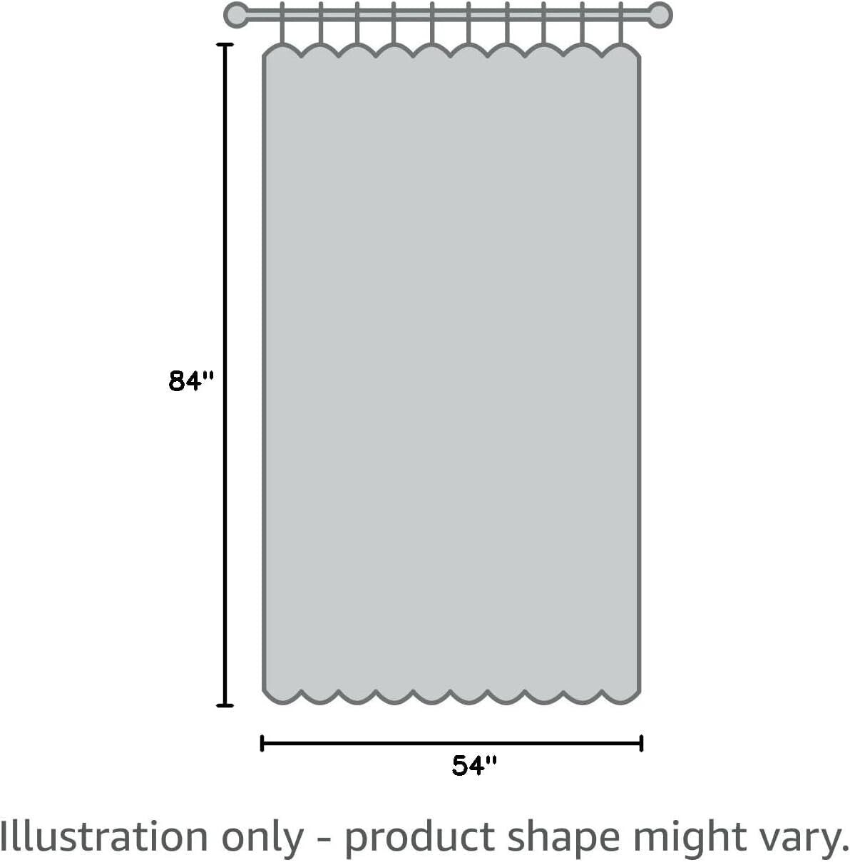 Elegant White Linen Outdoor Curtain Panels - 54" Wide x 84" Long, Weatherproof