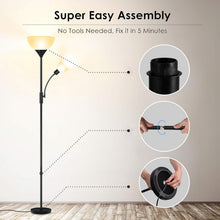 Load image into Gallery viewer, Compact Adjustable Floor Lamp with E26 Base – Stylish Solution for Any Room
