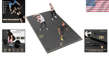 Load image into Gallery viewer, 7mm Thick High-Density Workout Mat 16'x6' - Double-Sided for Ultimate Grip