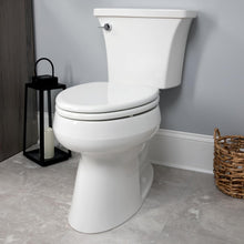 Load image into Gallery viewer, Quick Install White Elongated Toilet Seat 2-Pack - Non-Slip Heavy Duty Design
