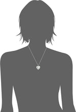 Load image into Gallery viewer, Sterling Silver Satin Finish Heart Locket Necklace with Hidden Hinge - 30 inches