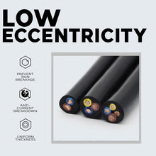 Load image into Gallery viewer, 14 Gauge 7 Way Trailer Wire - Weatherproof 50 Ft Length Ideal for Automotive Use