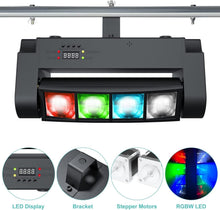 Load image into Gallery viewer, Sound Activated 8x3W RGBW Moving Head Light - Ideal for Parties, Weddings, Clubs