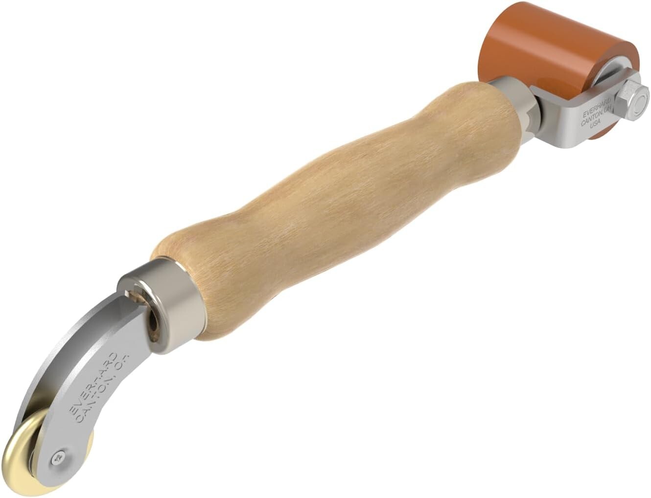 Double-End Silicone and Brass Detail Roller - USA-Made Seam Tool for Precision