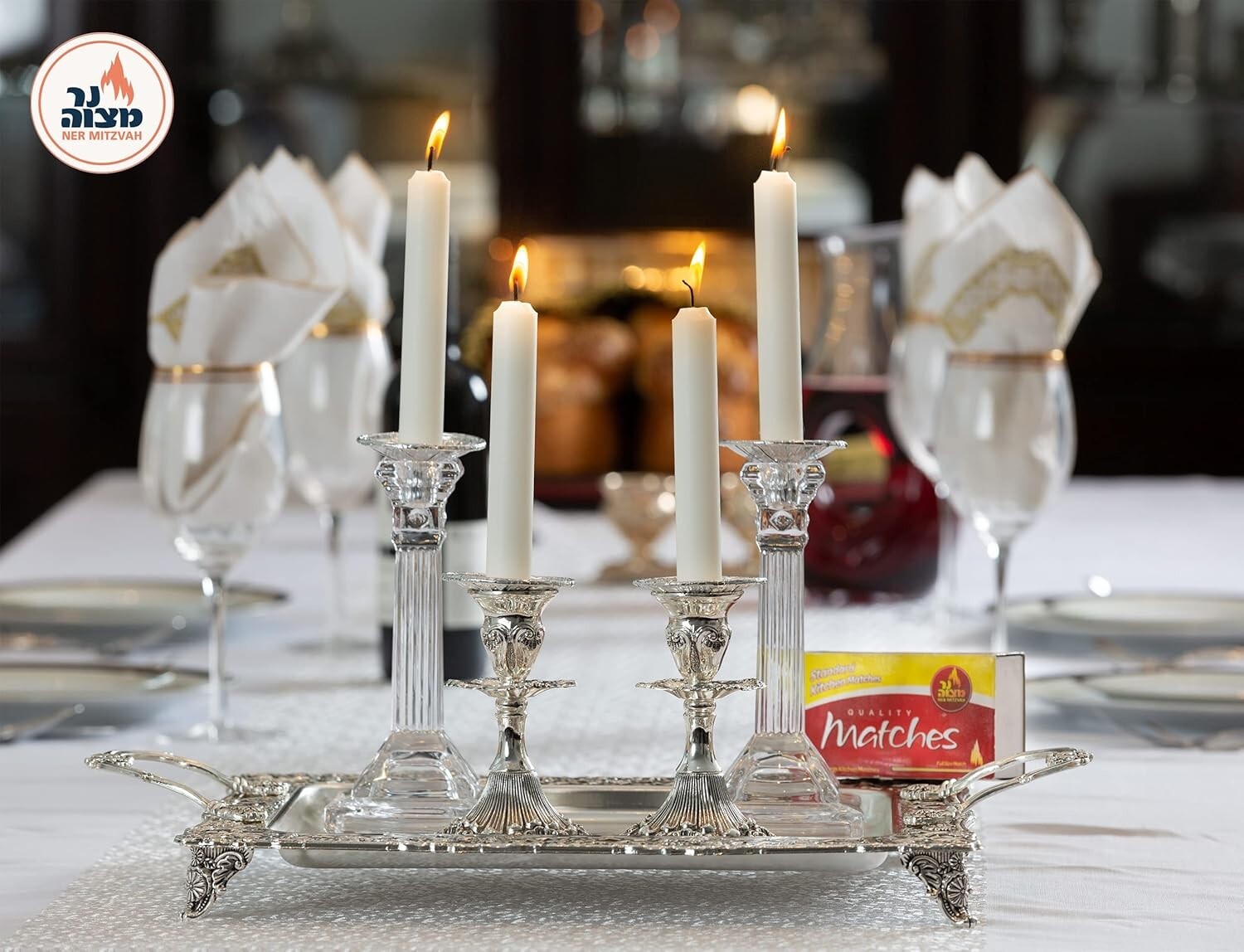 72 Classic White 6-Inch Taper Candles – Dripless & Smokeless for Any Occasion