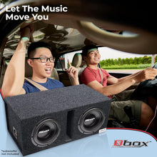 Load image into Gallery viewer, Premium Dual Vented 12-Inch Subwoofer Box for Enhanced Car Audio Experience