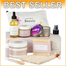 Load image into Gallery viewer, Handmade Lavender Spa Gift Basket - Indulgent 9-Piece Collection for Women