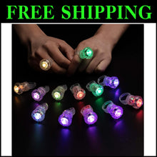 Load image into Gallery viewer, 60 Pack LED Glow Rings - Bright Diamond Light-Up Rings for Parties &amp; Events