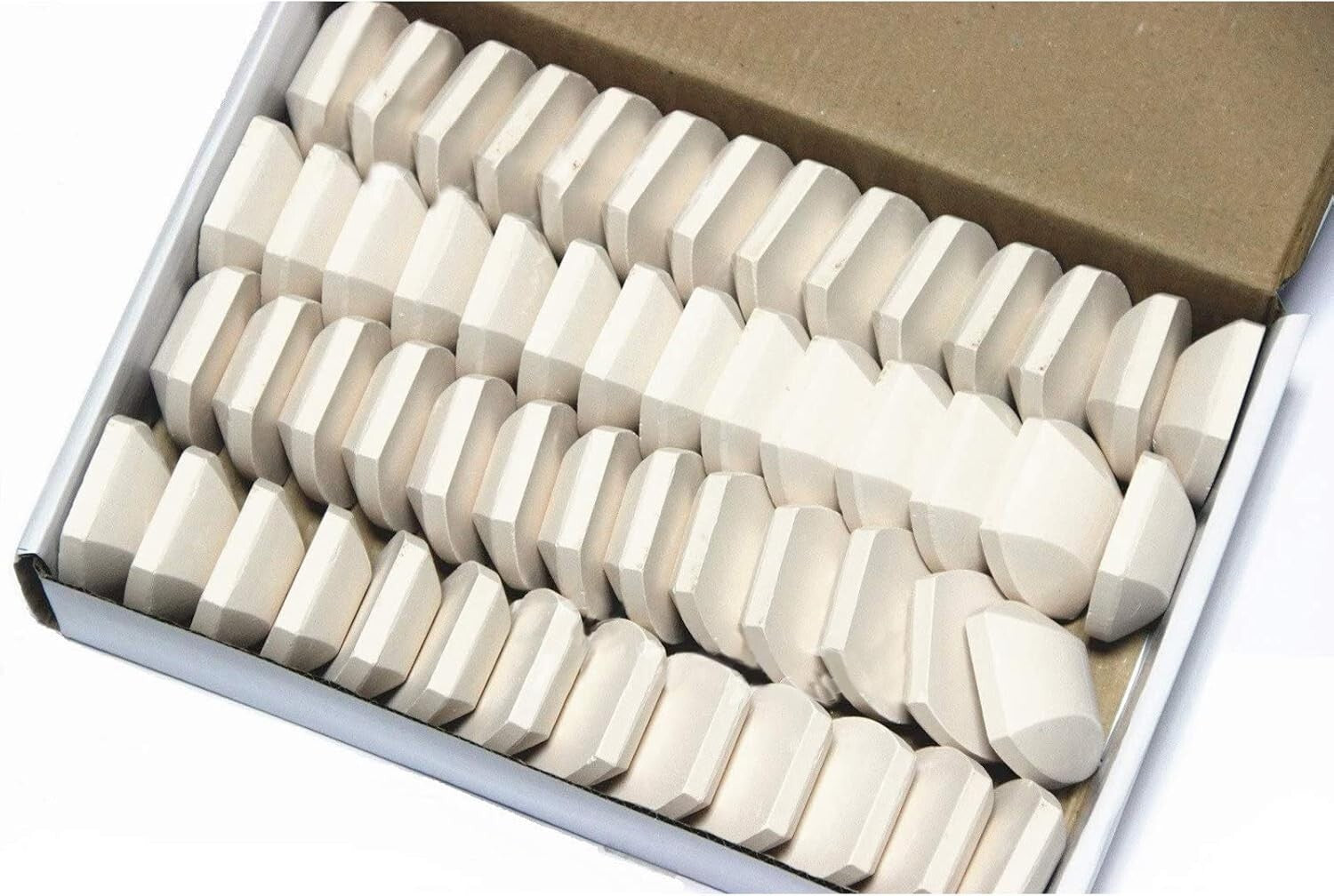 Durable 54 Ceramic Briquettes Set: Optimize Heat for Turbo Classic & Nexgrills