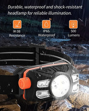 Load image into Gallery viewer, Versatile 2-Pack LED Headlights with Motion Sensor &amp; Stepless Brightness Control