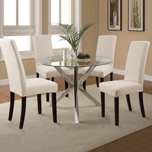 Load image into Gallery viewer, Elegant Washable Parsons Chair Slipcovers - 6-Pack Waterproof Covers in Beige