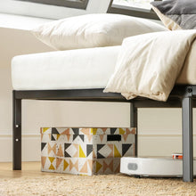 Load image into Gallery viewer, Modern 14-Inch Bed Frame with Alloy Steel Construction – No Box Spring Required