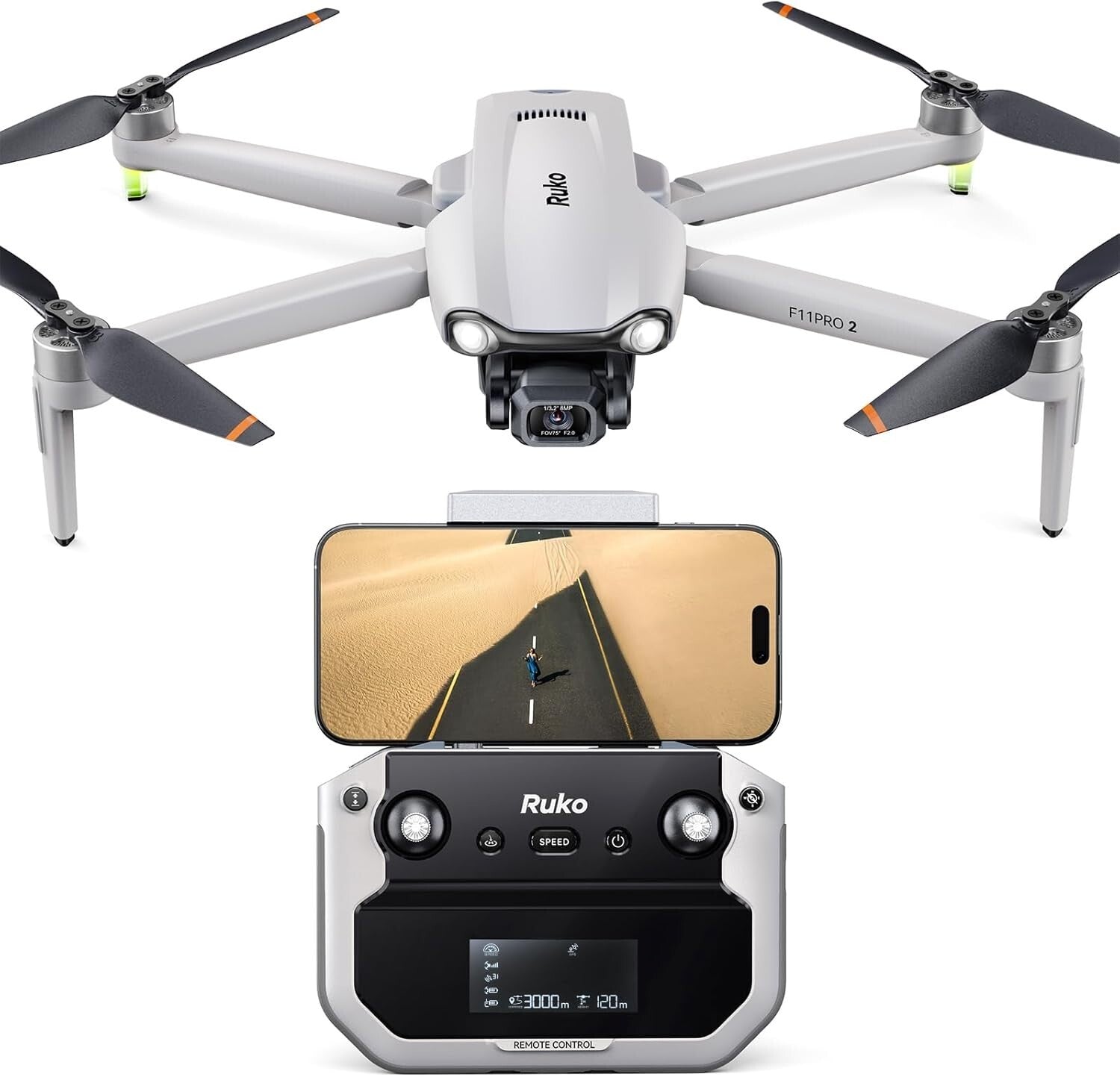 Elite F11PRO 2 Drone: 6K Image Quality & Night Mode for Stunning Photos