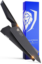 Load image into Gallery viewer, Premium 8-Inch Chef's Knife with Ergonomic G10 Handle - Black Titanium Finish