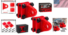 Load image into Gallery viewer, Premium 2 Pack D-Ring Shackle Bolts with Protective Coating for Trucks &amp; ATVs