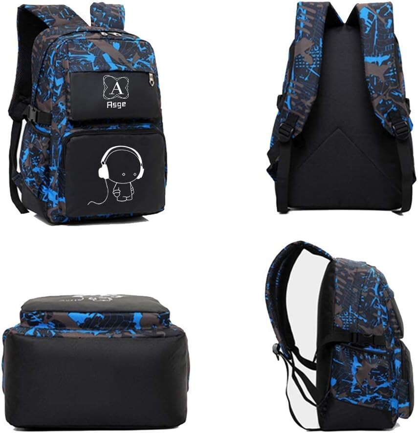 Lightweight Waterproof Kids Backpack - Perfect for School & Travel, 18.1 Inches