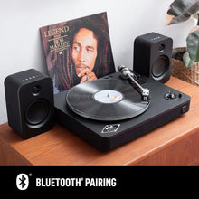 Load image into Gallery viewer, House of Stir It Up Wireless Bluetooth Turntable - Eco-Friendly Bamboo Design
