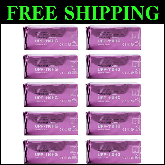 Type V High Gloss Thermal Print Media - 10 Rolls for Superior Ultrasound Imaging