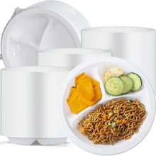 Load image into Gallery viewer, Heavy-Duty 3 Compartment Dinner Plates, 9 Inch, Reusable &amp; Eco-Friendly 150 Pack