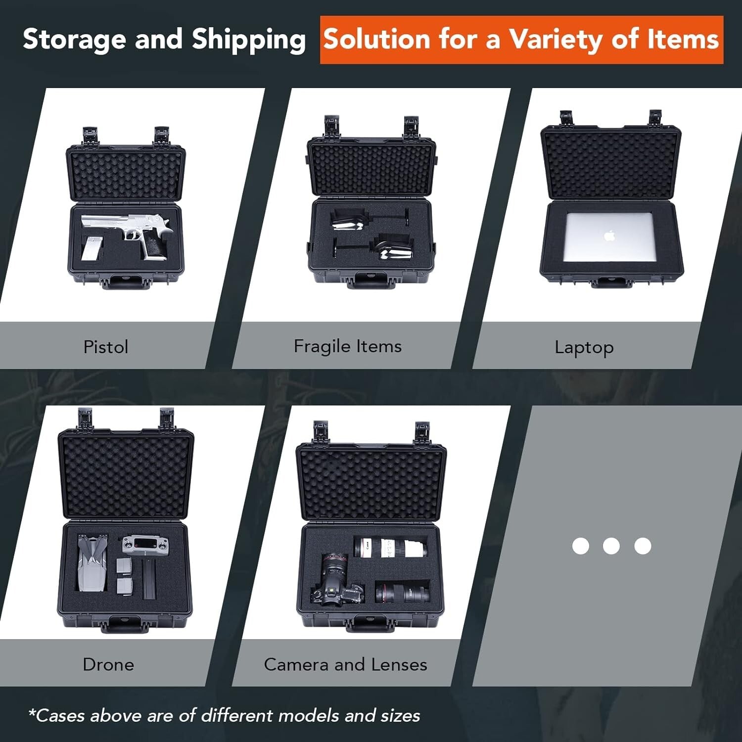 Durable Waterproof Equipment Case with Custom Foam – Ideal for Laptops and Gear