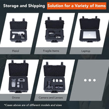 Load image into Gallery viewer, Durable Waterproof Equipment Case with Custom Foam – Ideal for Laptops and Gear