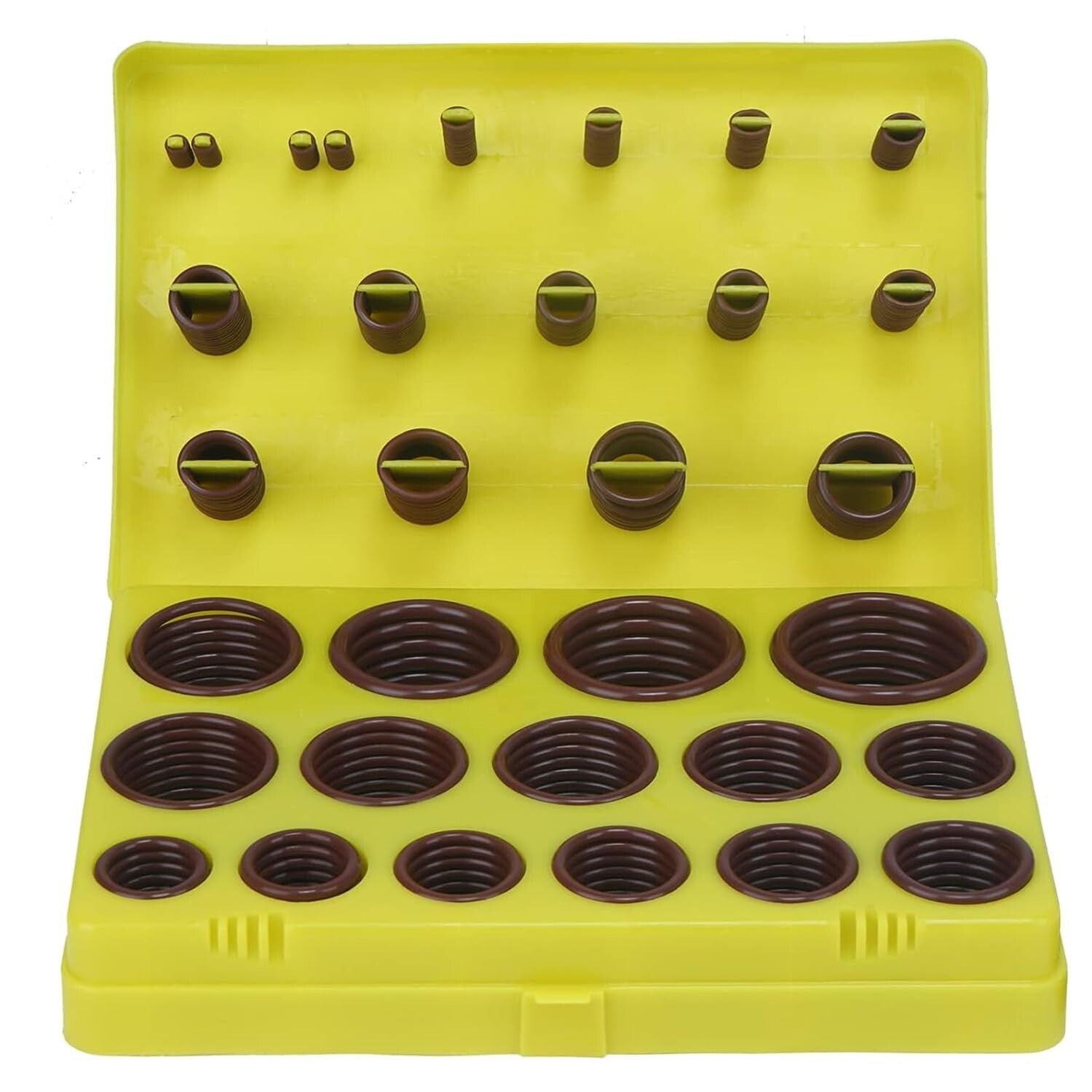 382 PCS SAE Viton O Ring Assortment Kit - 30 Sizes for High-Temperature Appli...