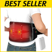 Load image into Gallery viewer, Rechargeable Back Massager with 3 Heat and Vibration Settings - Great for Gifts