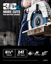 Load image into Gallery viewer, 24 Teeth 6-1/2" Circular Saw Blade with Thin Kerf - Black Ice Coating, 10-Pack