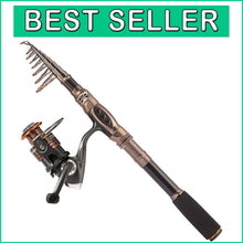 Load image into Gallery viewer, High-Performance Fishing Rod &amp; Reel Kit - Durable Carbon Fiber Construction