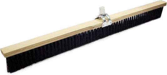 24-Inch Adjustable Concrete Finishing Broom with High-Quality Flagged Bristles