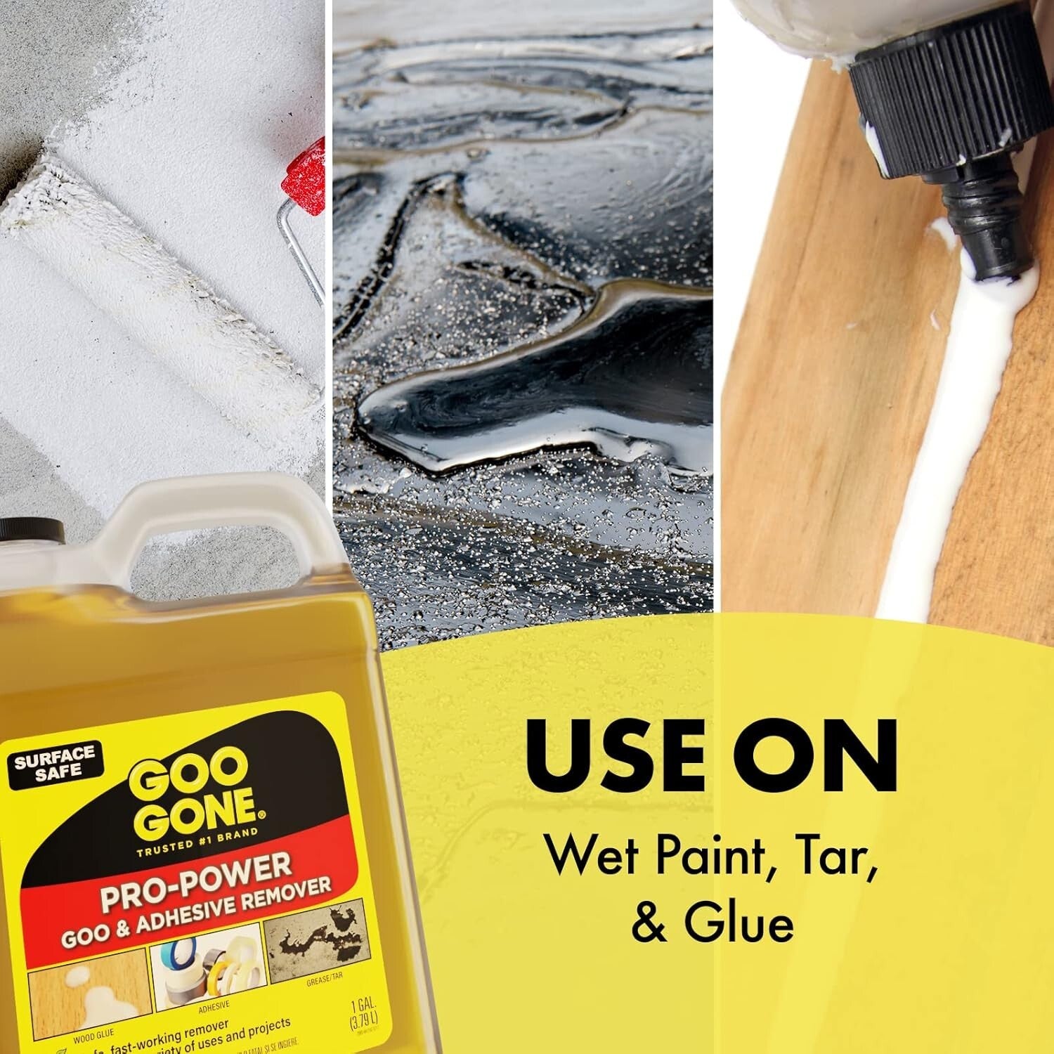 Fast-Acting 128 oz. Adhesive Remover with Citrus Scent for Heavy-Duty Cleaning