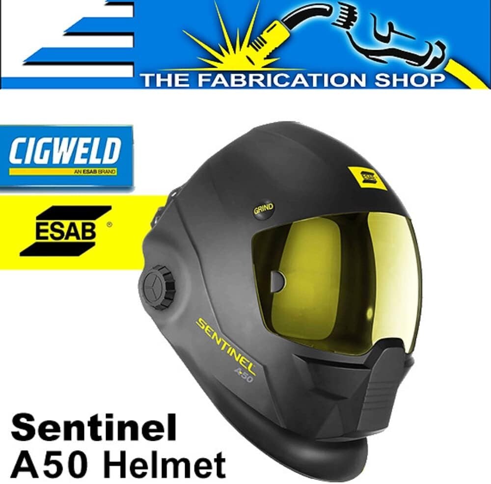 A50 Auto-Darkening Welding Helmet with Color Touch Screen - 3.93 x 2.36 in. Lens