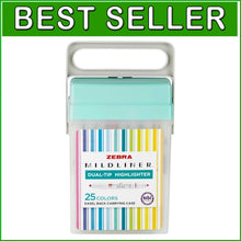 Load image into Gallery viewer, Mildliner Assorted Highlighters, Double-Ended with Chisel &amp; Fine Tips - 25 Pack