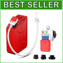 Load image into Gallery viewer, Universal Fit Fuel Transfer Pump with 51 Inch Hose - Safe &amp; Efficient Refueling