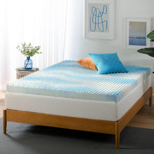 Load image into Gallery viewer, Airflow-Designed Cooling Mattress Topper - 4-Inch Twin Size for Sweet Dreams