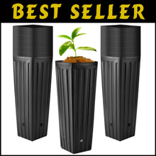 Load image into Gallery viewer, 400 Pcs Tall Plastic Nursery Pots with Drainage for Indoor/Outdoor Gardening