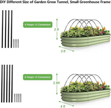 Load image into Gallery viewer, Premium Fiberglass Garden Hoops, 12 Sets 7FT for Year-Round Plant Growth