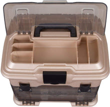 Load image into Gallery viewer, Gold/Black Portable Fishing Tackle Multiloader with Tuff Tainers &amp; Compartments