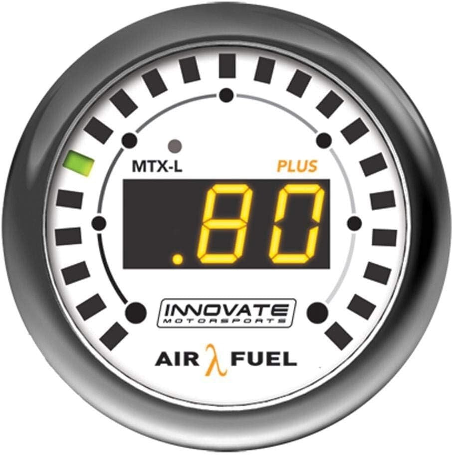 52mm MTX Series Wideband Gauge - Premium Black/White Display, Lightweight Design