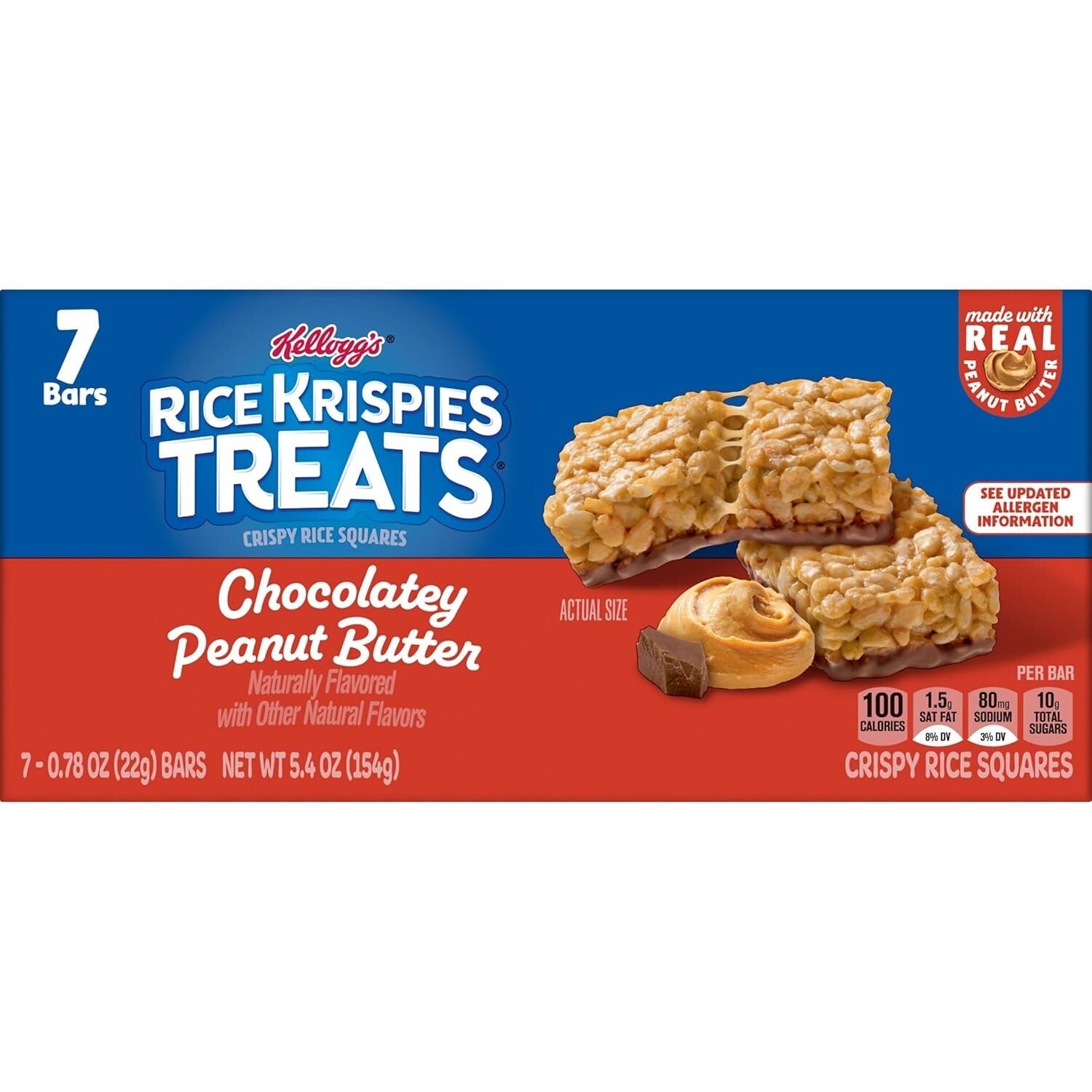 Nutritious Chocolate Peanut Butter Snack Bars - 12 Pack, Ideal for Lunchboxes